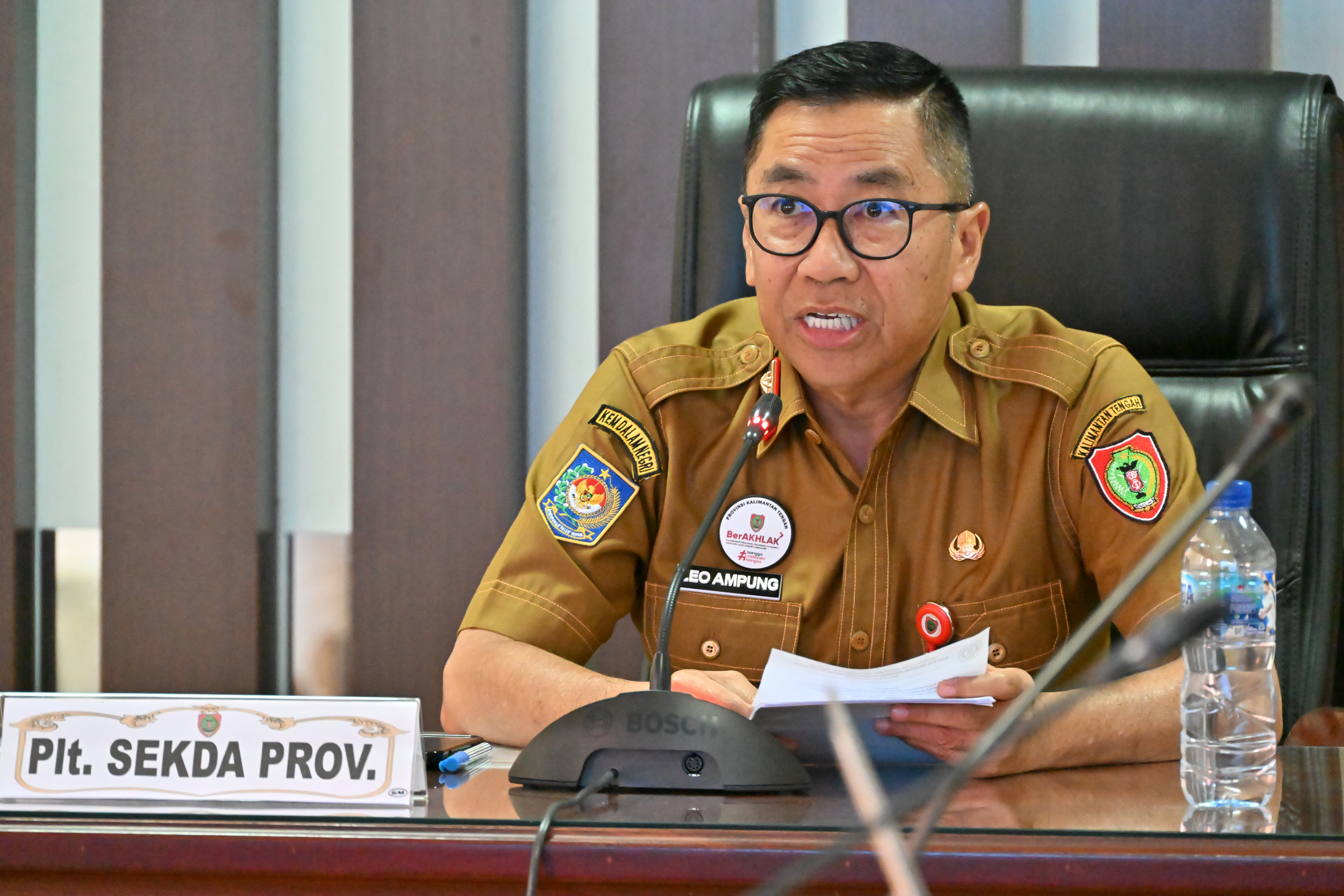 Plt. Sekda Kalteng Pimpin Rapat Konsultasi Ranwal RPJMD 2025–2029 Bersama Kemendagri