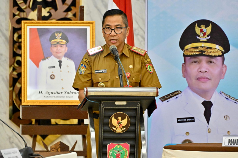 Kepala BAPPERIDA Prov. Kalteng Buka Sosialisasi Penyusunan Formasi Jabatan Fungsional Perencana Tahun 2025