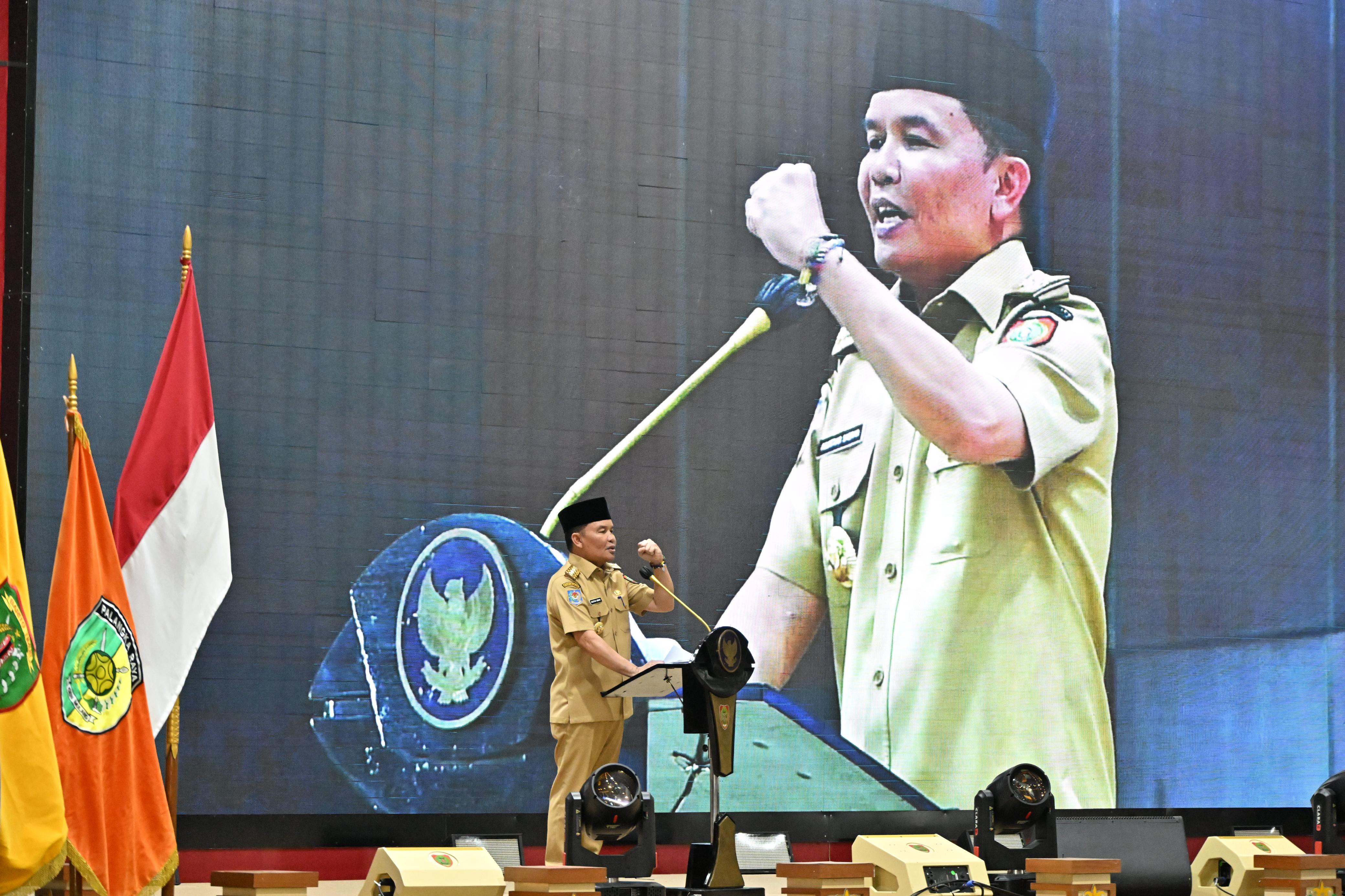 Pererat Silaturahmi, Kepala BAPPERIDA Kalteng Hadiri Halal Bihalal Pemprov Kebangsaan Bersama Forkopimda, Tokoh Agama dan Masyarakat