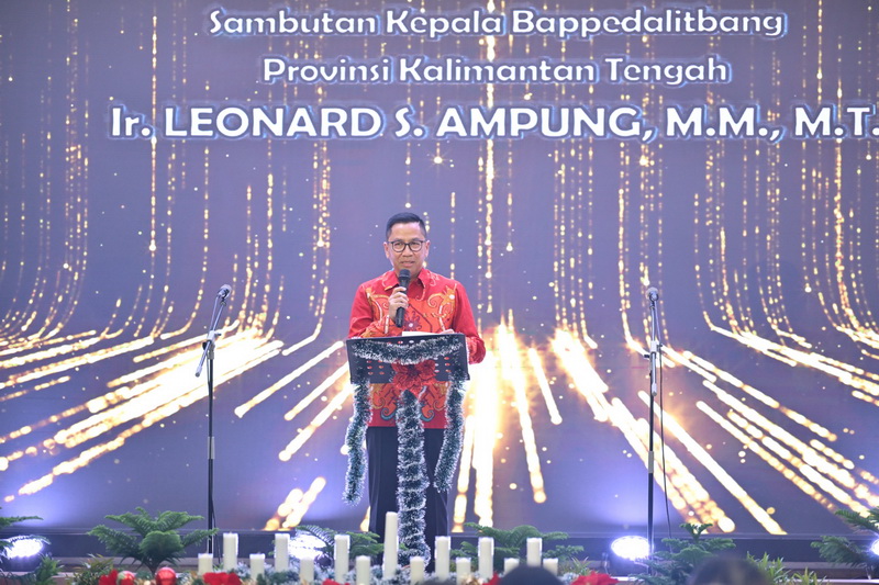 Bappedalitbang Gelar Ibadah Natal Keluarga Besar Bappedalitbang Prov Kalteng Tahun 2024